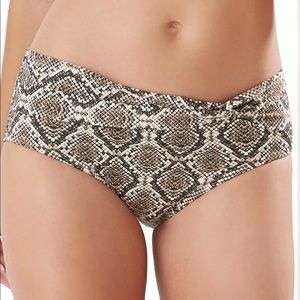 NWT Tommy Bahama Desert Python High-Waisted Twist Bandini Bottom XS  NEW